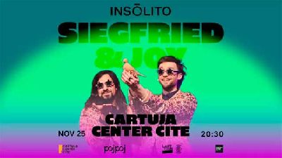 Cartel de Siegfried & Joy en el Cartuja Center de Sevilla 2025