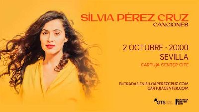 Cartel de Silvia Pérez Cruz en el Cartuja Center de Sevilla 2025
