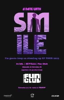 Cartel del concierto de Smile en FunClub Sevilla 2019