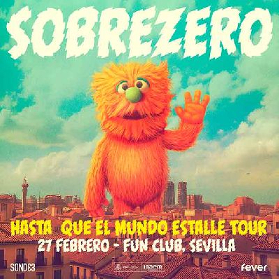 Cartel del concierto de Sobrezero en FunClub Sevilla 2026