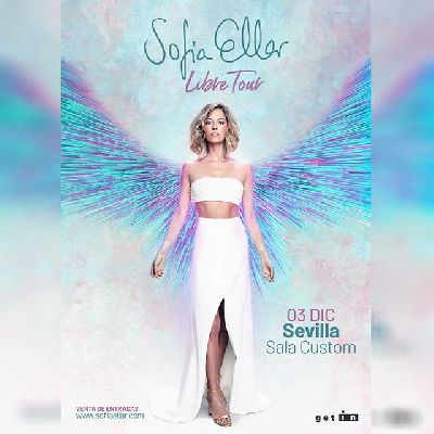 Cartel del concierto de Sofía Ellar en Custom Sevilla 2022
