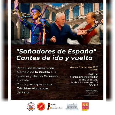 Cartel del concierto Soñadores de España en el Archivo de Indias de Sevilla 2025