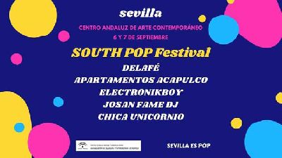 Cartel del South Pop Festival 2019 en el CAAC Sevilla