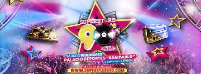 Cartel del concierto SuperStars of the 90's en Sevilla 2025