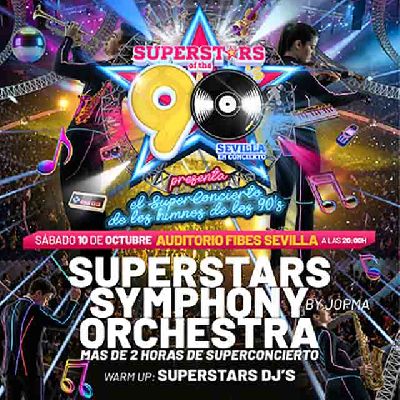 Cartel de SuperStars of the 90's en Fibes Sevilla 2026