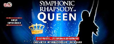 Cartel del espectáculo musical Symphonic Rhapsody of Queen