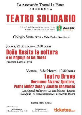 Teatro a beneficio de ALCER Giralda en Sevilla