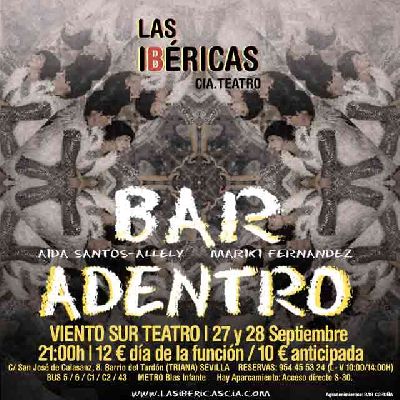 Cartel de la obra de teatro Bar adentro de la Compañía Las Ibéricas