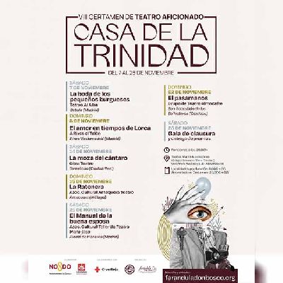 Cartel del Certamen de Teatro Aficionado Casa de la Trinidad en Sevilla 2026