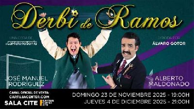 Cartel de Derbi de Ramos en el Cartuja Center de Sevilla 2025