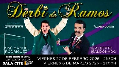 Cartel de Derbi de Ramos en el Cartuja Center de Sevilla 2026