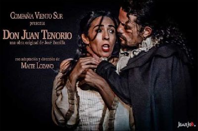 Cartel de la obra Don Juan Tenorio por Viento Sur Teatro