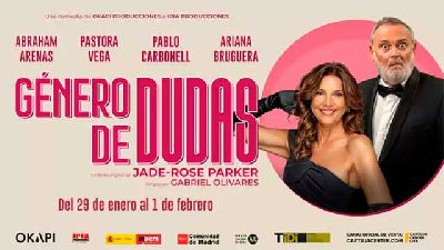 Cartel de la obra Género de dudas en el Cartuja Center de Sevilla 2026