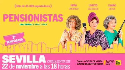 Cartel de Pensionistas en el Cartuja Center de Sevilla 2026