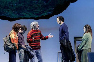 Foto promocional del espectáculo La última noche con mi hermano de Alfredo Sanzol