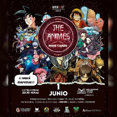 Cartel del concierto del grupo The Animes en Malandar Sevilla 2024