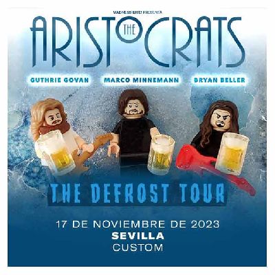 Cartel del concierto de The Aristocrats en Custom Sevilla 2023