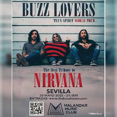 Cartel del concierto de The Buzz Lovers en Malandar Sevilla 2025