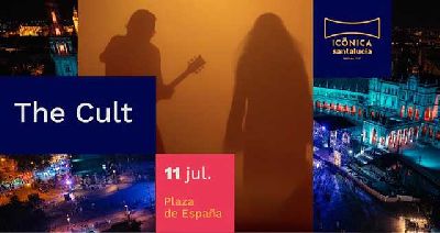 Cartel del concierto de The Cult en el festival Icónica Sevilla Fest 2024