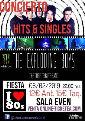 Cartel del concierto de The Exploding Boys en la Sala Even Sevilla 2019