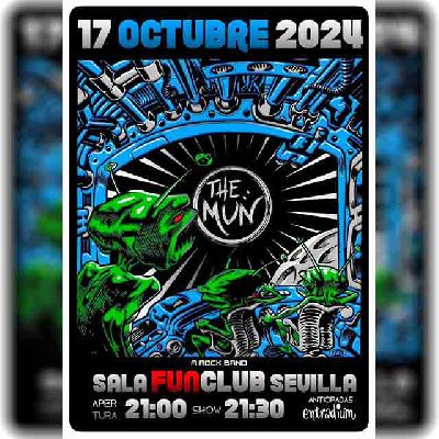 Cartel del concierto de The Mün en FunClub Sevilla 2024