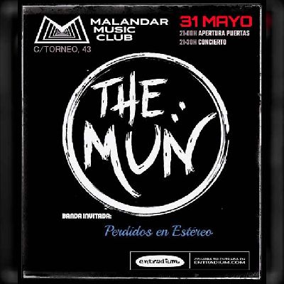 Cartel del concierto de los grupos The Mün y Perdidos en Estéreo en Malandar Sevilla 2024