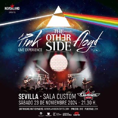 Cartel del concierto de The Other Side (tributo a Pink Floyd) en Custom Sevilla 2024