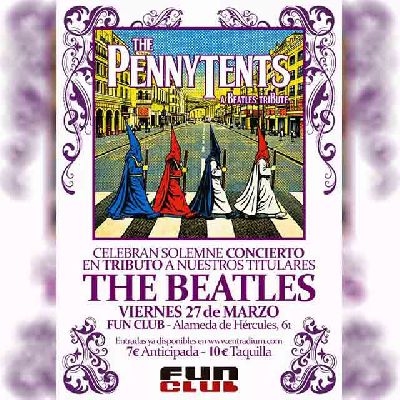 Cartel del concierto del grupo The Pennytents en FunClub Sevilla 2026