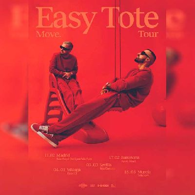 Cartel de la gira Move Tour 2023 de Toteking y Easy-S