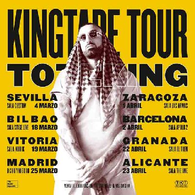 Cartel de la gira Kingtape Tour 2022 de Toteking