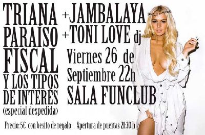 Concierto: Triana Paraíso Fiscal y Jambalaya en FunClub Sevilla