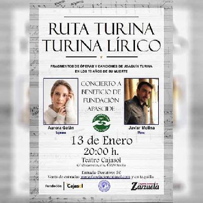 Cartel de Turina lírico en Cajasol Sevilla 2025