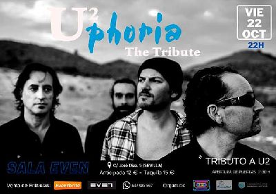 Cartel del concierto de Uphoria la Sala Even Sevilla 2021