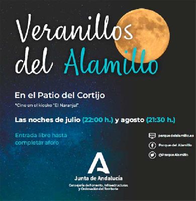 Cartel de los Veranillos del Alamillo 2023 en Sevilla