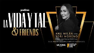 Cartel de La vida y tal & Friends en el Cartuja Center de Sevilla 2026