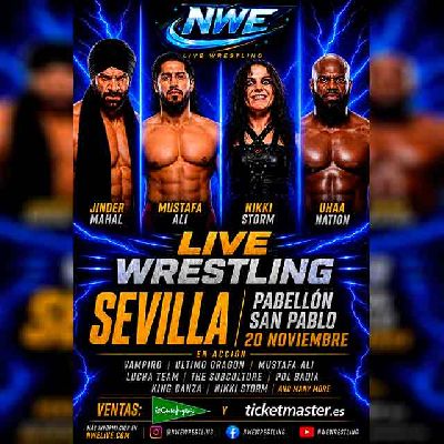 Cartel de Wrestling Legends Tour en Sevilla 2026