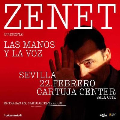 Cartel del concierto de Zenet en el Cartuja Center de Sevilla 2026