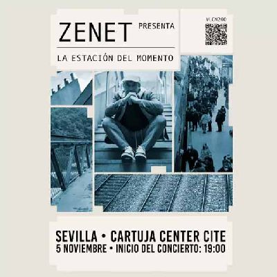 Cartel de Zenet en el Cartuja Center de Sevilla 2023