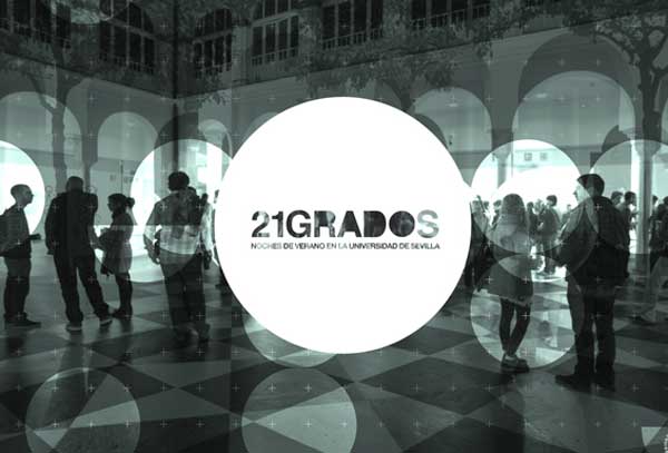 El 20 de julio de 2012, dentro del ciclo 21 Grados, en el patio del Centro de Iniciativas Culturales de la Universidad de Sevilla