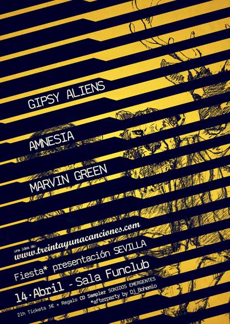 El 14 de abril de 2012 fiesta presentación con las actuaciones de Marvin Green, Amnesia y Gipsy Aliens
