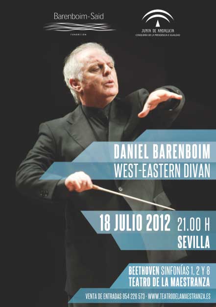 El 18 de julio de 2012 el único concierto en España de la orquesta de la Fundación Barenboim-Said
