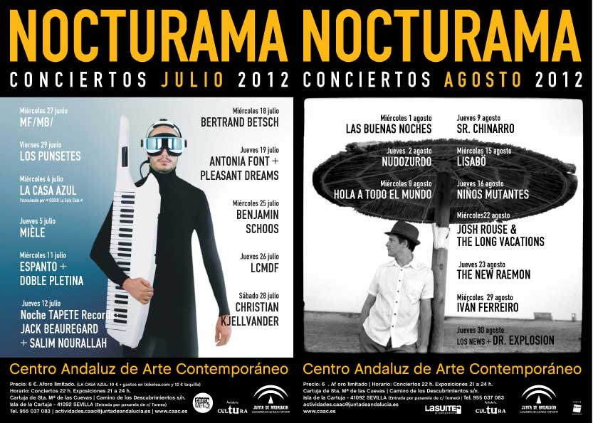 Del 27 de junio al 30 de agosto de 2012 en el CAAC, antiguo Monasterio de la Cartuja de Sevilla