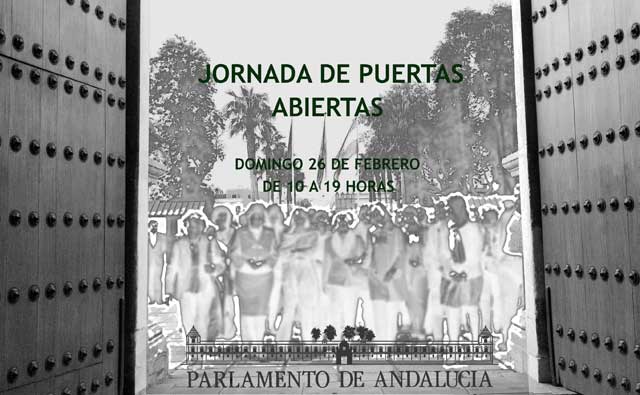 Hoy 26 de febrero de 2012 jornada de puertas abiertas en el Parlamento de Andalucía