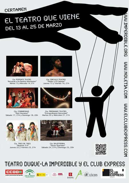 Del 13 al 25 de marzo de 2012 el primer Certamen El Teatro Que Viene